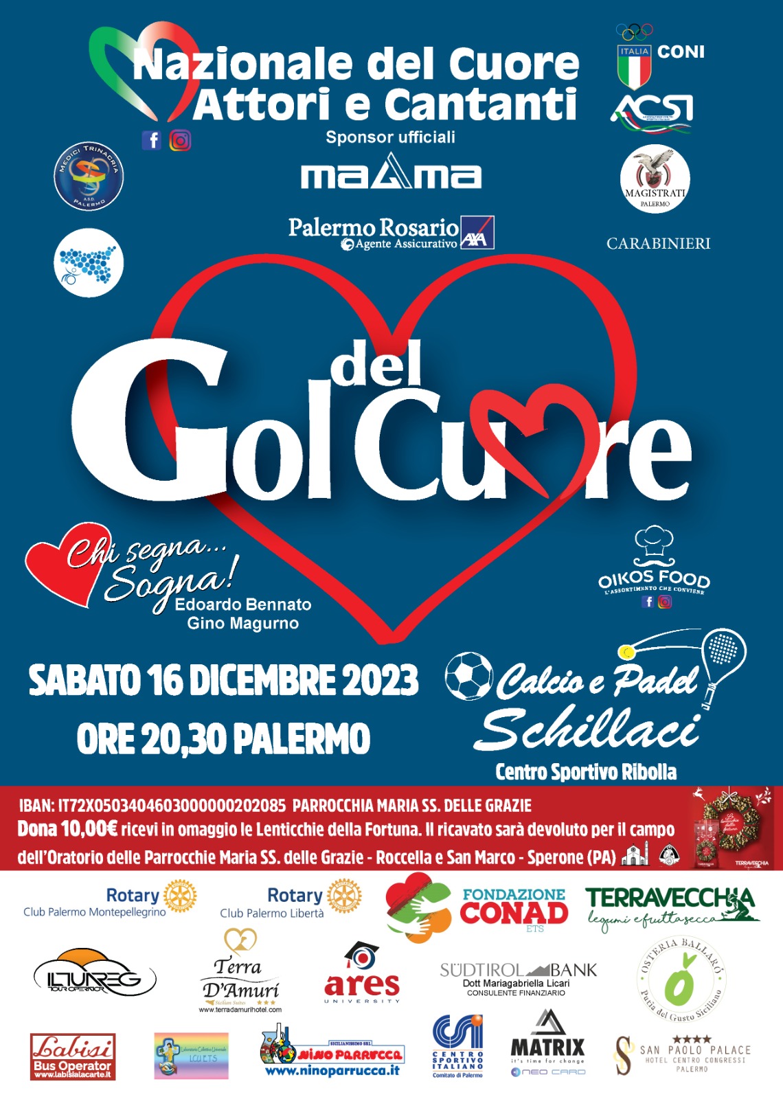 Locandina Gold del Cuore 15 Giugno 2024 Sciacca